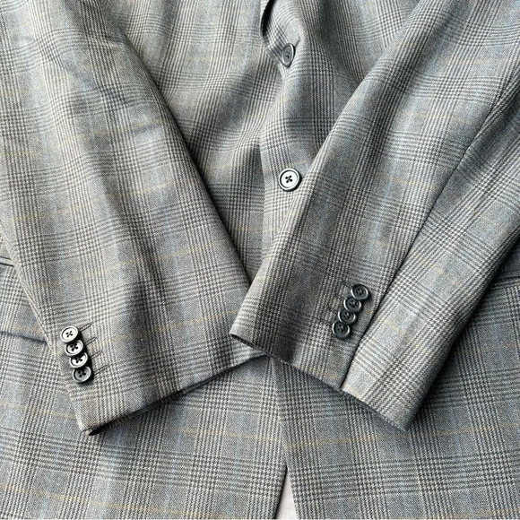 Axcess by Liz Claiborne Pure Wool Plaid Blazer - Picture 5 of 15